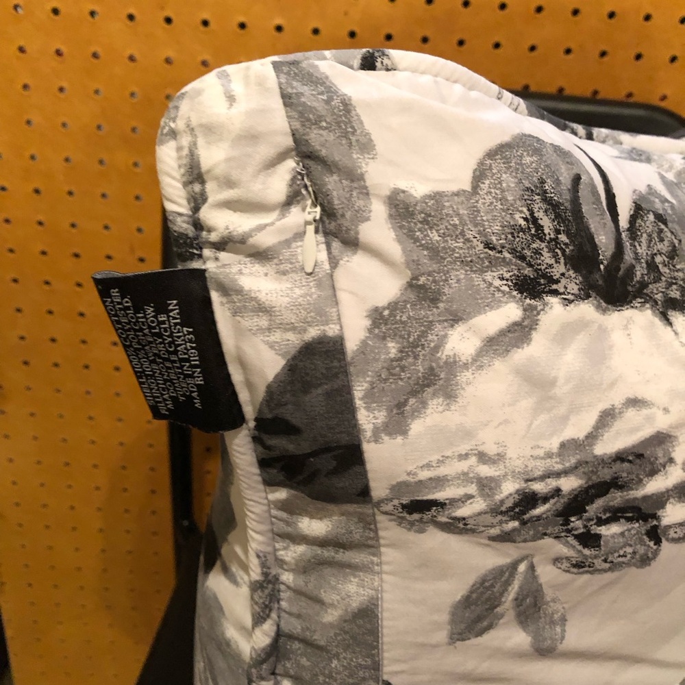 Tahari Home Floral Throw Pillow - Picture 3 of 5